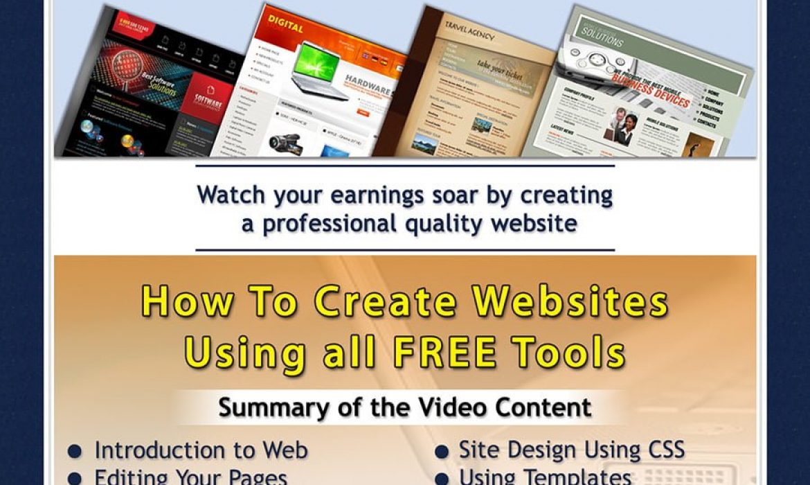 DVD Cover - How to create websites