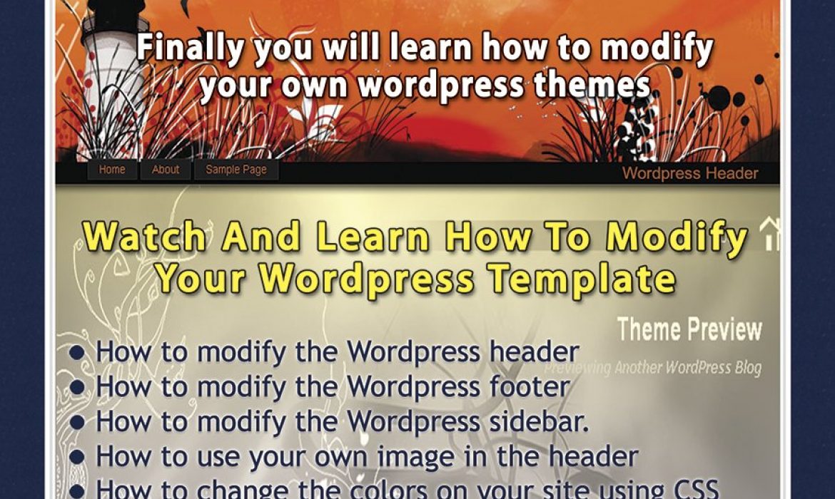 DVD Cover - How to modify wordpress template